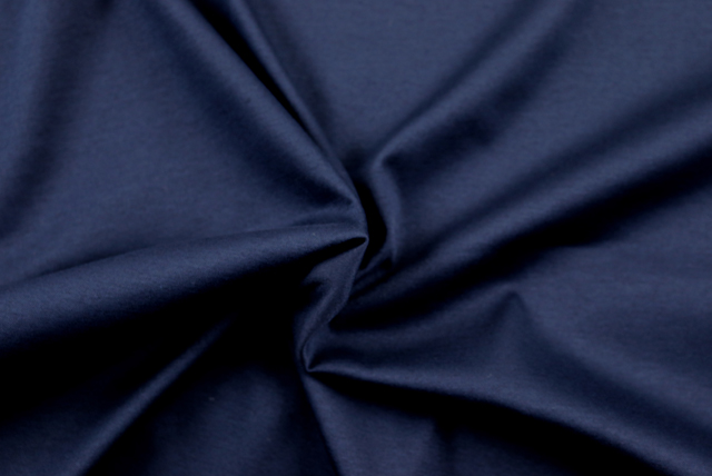 お値打ちな1.5mカット コットンニット 濃紺 全体（江戸ッ子 210ya）