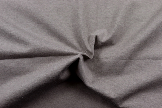 お値打ちな1.5mカット コットン天竺ニット アッシュグレイ 全体（江戸ッ子 210ya）