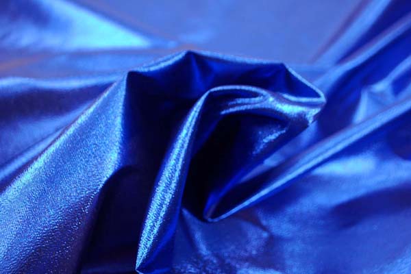 よさこいや衣装やディスプレイに最適な　ラメ　シャンブレー　ブライトンブルー（ブルー糸×ブラック糸） 