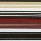 マルチボーダープリントニット生地 ベージュ・茶系