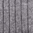 リブニット生地 グレイ