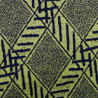 ジャガードニット生地 バイヤスチェック柄 カラシ・黒（現在の色）