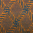 ジャガードニット生地 バイヤスチェック柄 れんが・こげ茶