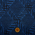 ジャガードニット生地 バイヤスチェック柄 紺・黒