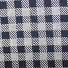 2WAYストレッチジャガードニット 格子柄 濃紺