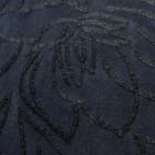 インターシャージャガードニット 植物柄 ダークネイビー（現在の色）