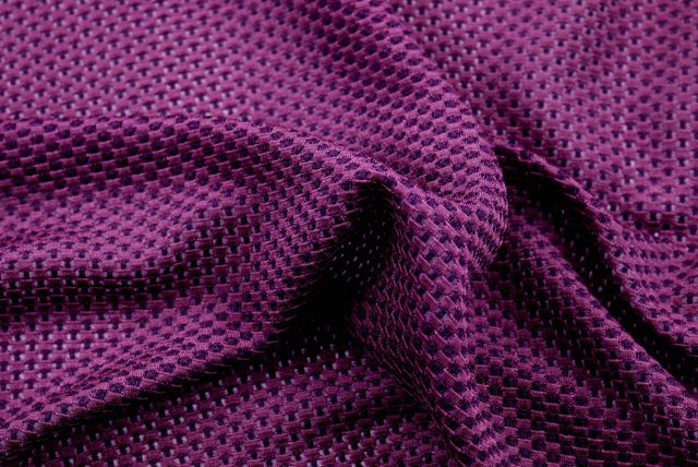 ドビージャガードニット 赤紫 ドレープ