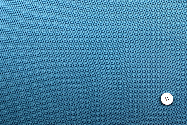 トリアセ ドビージャガードニット ターコイズブルー 全体