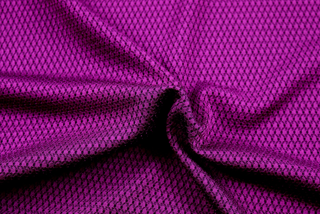 トリアセ ドビージャガードニット 赤紫 ドレープ