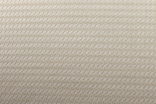 東レ ジャガードニット 千鳥格子 グレージュ 全体(江戸ッ子 210ya)