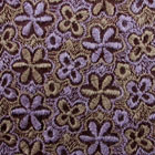 ウール混刺しゅうレース服地 グリーン系・グレー系