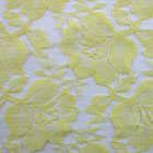 ラッセルレース生地 黄色