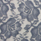 ラッセルレース生地 くすんだブルー