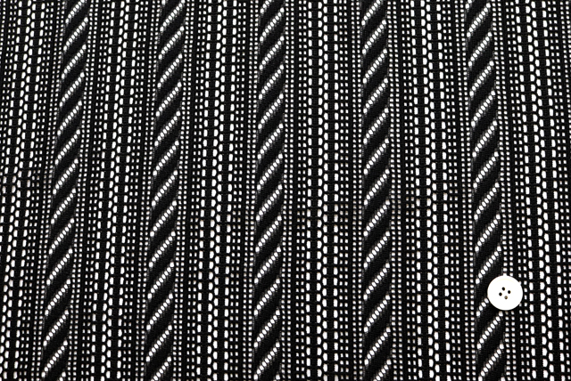 レース服地 黒 全体（江戸ッ子 210ya）