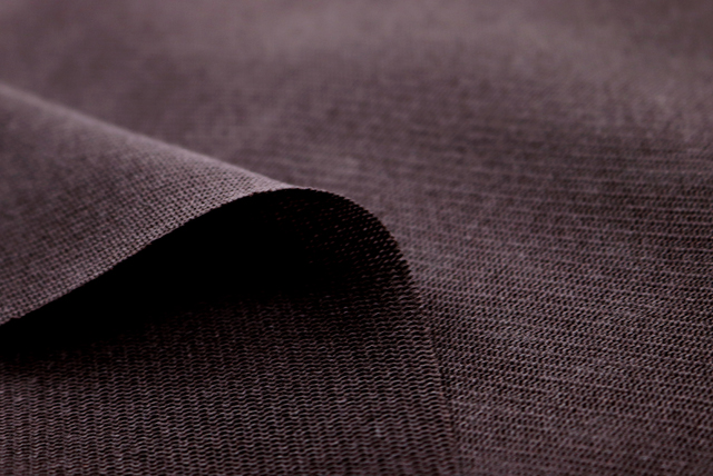 パワーネット こげ茶 生地端・裏面