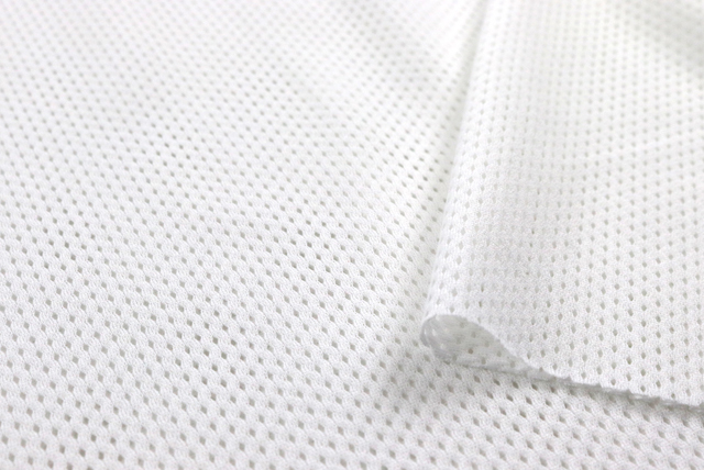 ハニカムニット オフ白 表面感（江戸ッ子 210ya）