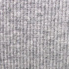 ストレッチコットンリブニット生地 杢グレイ