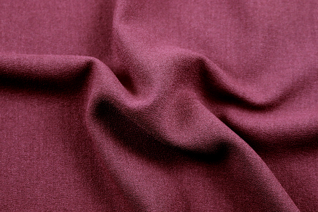 ポリエステル ジョーゼット えび茶 ドレープ感