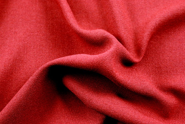 ポリエステル ジョーゼット 猩猩緋 ドレープ