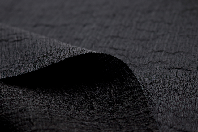 トリアセからみ楊柳 ブラックフォーマル 黒 裏面