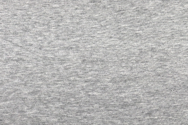 コットン天竺ニット 杢グレイ 全体（20mmボタン比較）