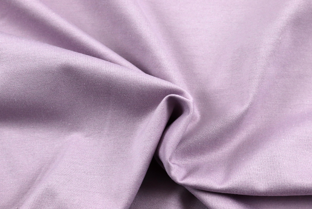 コットン天竺ニット ライラック ドレープ感（Tシャツ・カットソー向け／江戸ッ子 210ya）