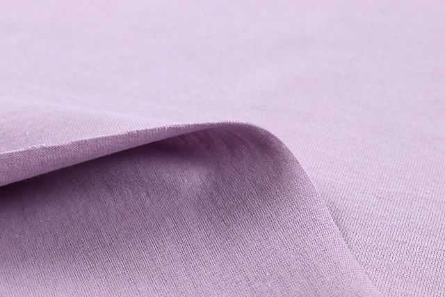 コットン天竺ニット ライラック 裏側・生地端（普段使い・布小物向け）