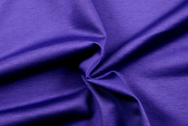 シルケット加工 天竺ニット パンジー ドレープ