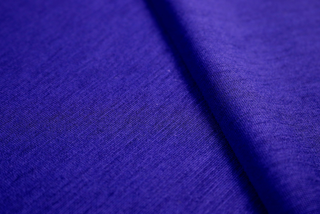 シルケット加工 天竺ニット パンジー 表面アップ