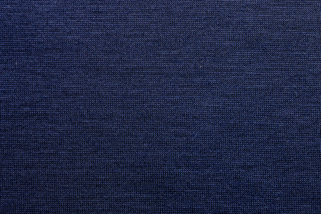 シルケット加工 天竺ニット 濃紺 光沢アップ(江戸ッ子 210ya)