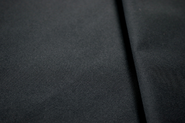 撥水加工 服地 チャコールグレイ 表面アップ