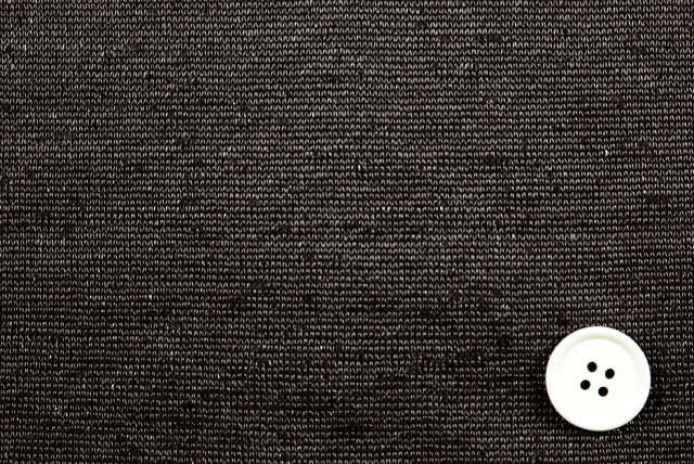 ブライトスラブ ラメ入り天竺ニット こげ茶×シルバーラメ 光沢と質感(江戸ッ子 210ya)