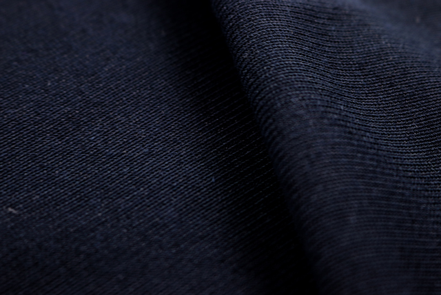 T/Cポンチニット 濃紺 表面アップ(江戸ッ子 210ya)