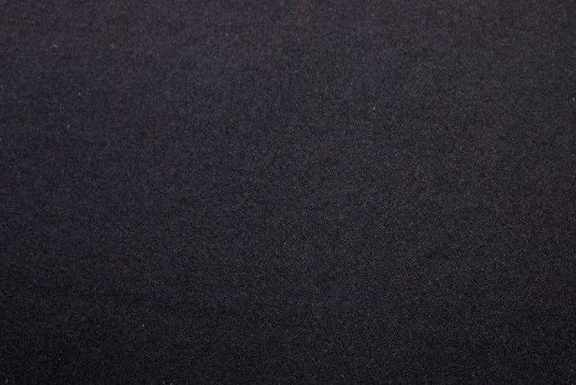 トリアセ スムース フォーマルニット 黒 全体（江戸ッ子 210ya）