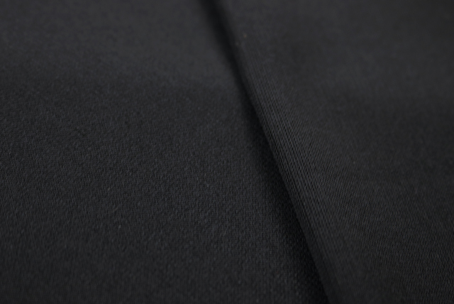 トリアセ ポンチ フォーマルニット 黒 表面アップ