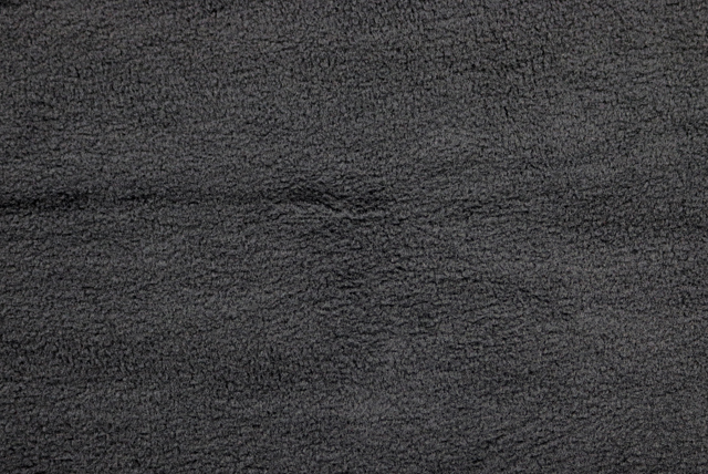 フリース調ニット 濃いグレイ 全体(江戸ッ子 210ya)