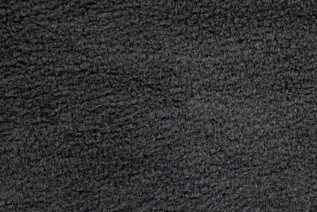 フリース調ニット 濃いグレイ 質感拡大