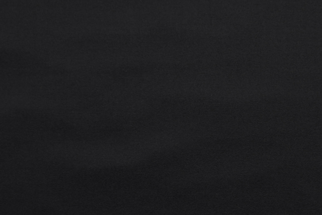 2WAYストレッチ スムースニット 黒 全体(江戸ッ子 210ya)