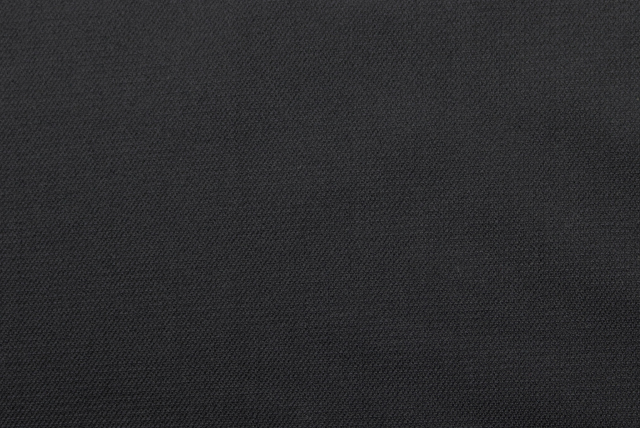 東レ ダブルフェイスニット 黒 全体(江戸ッ子 210ya)