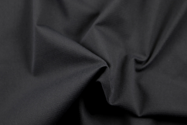 東レ ダブルフェイスニット 黒 ドレープ(中肉・ハリ感)