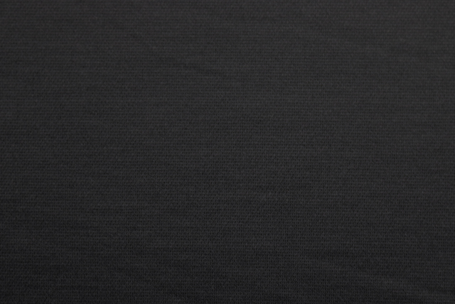 カチオン ダブルフェイスニット 黒 全体(江戸ッ子 210ya)