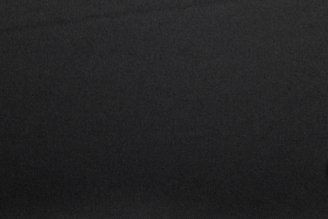 ポリエステル スムースニット 黒 全体(江戸ッ子 210ya)