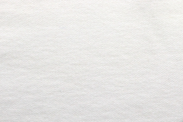 広幅 裏毛スエットニット オフ白 全体(江戸ッ子 210ya)