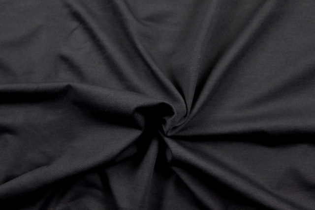 広幅 天竺ニット 黒 ドレープ(伸縮と落ち感の参考)