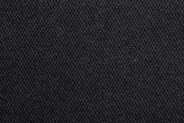 広幅 ポリエステル ダブルニット 黒 全体(江戸ッ子 210ya)