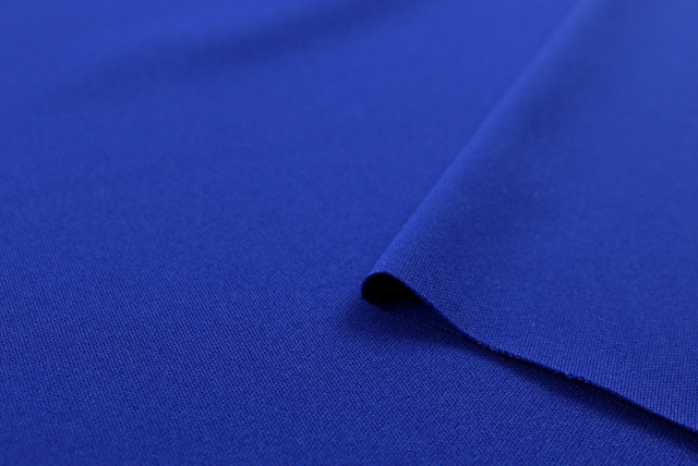 東レ ダブルスムースニット ロイヤルブルー 厚みの目安(折りで確認)(江戸ッ子 210ya)