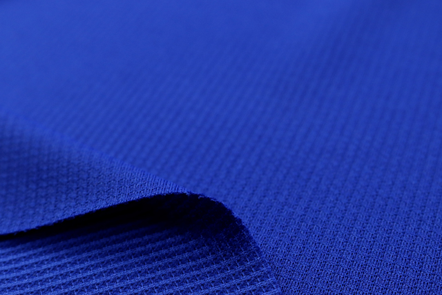 東レ ダブルフェイスニット ロイヤルブルー 表裏の表情(ダブルフェイスの参考)(江戸ッ子 210ya)