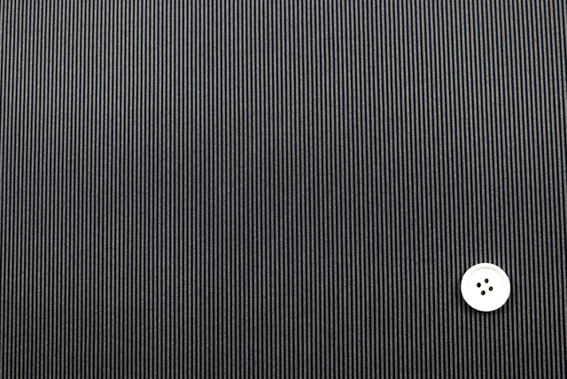 ハイテンション リブニット グレイ&times;ネイビー 全体（江戸ッ子 210ya）