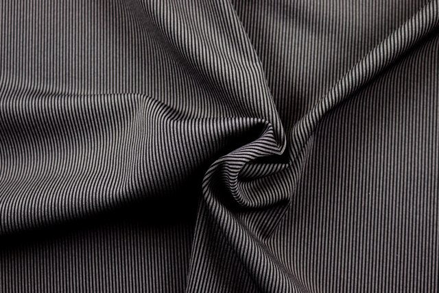 ハイテンション リブニット ローズグレイ×チャコール ドレープ（江戸ッ子 210ya）