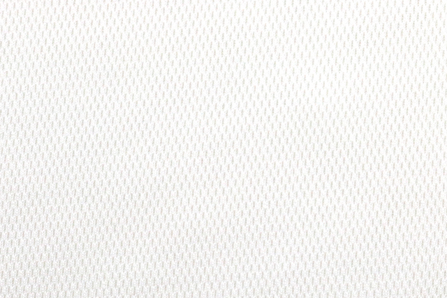抗菌 鹿の子ニット オフ白 全体の表面感と清潔感のある色合い（江戸ッ子 210ya）